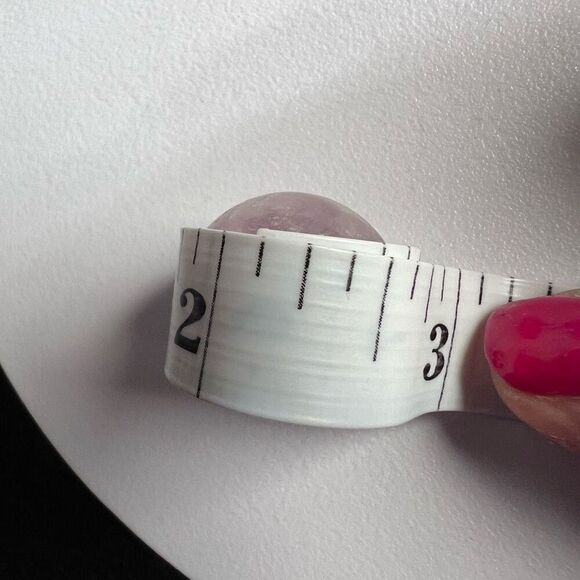 Kunzite Crystal Marble Sphere (1) - Picture 7 of 9